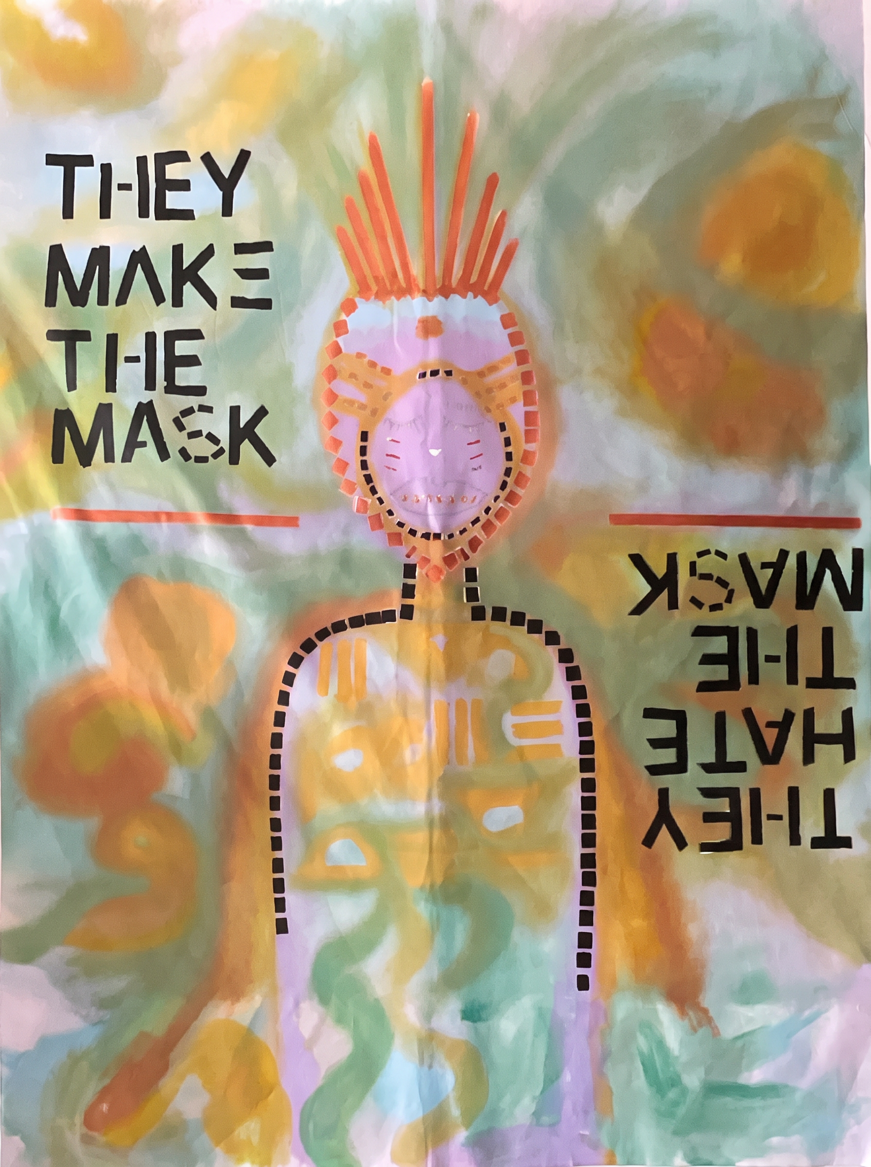 Mask for Mask, 2025 — artwork by Buki Mariam