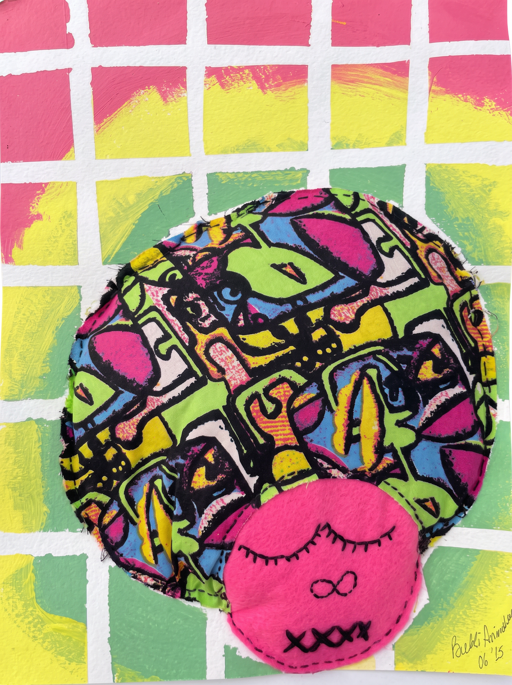 Meditate in Color, 2015 — artwork by Buki Mariam